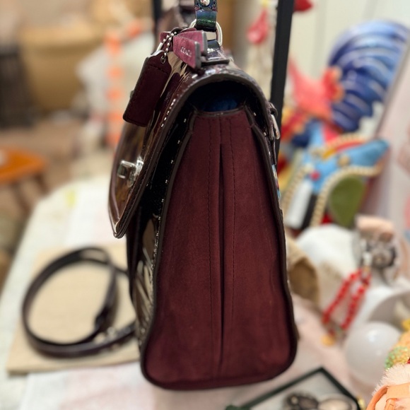 Coach Limited Edition Poppy Editorial Victoria Satchel - Picture 5 of 14